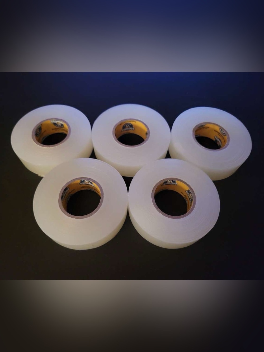 Howies Hockey Tape 5 Rolls of Clear Plastic Sock Tape New